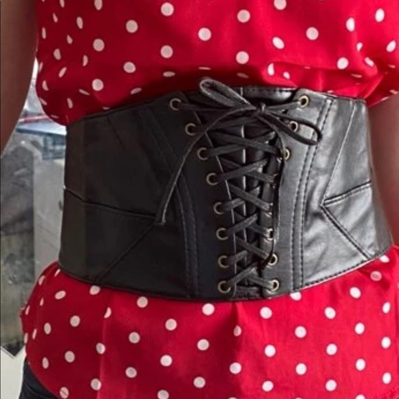 Black Corset Belt Steampunk New - Picture 9 of 14